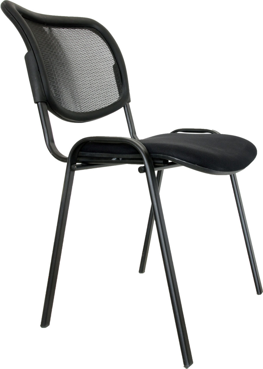 Офисный стул изо хром сетка однослойная плюс 065172