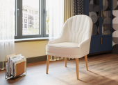 кресло фарго велюр ультра ивори