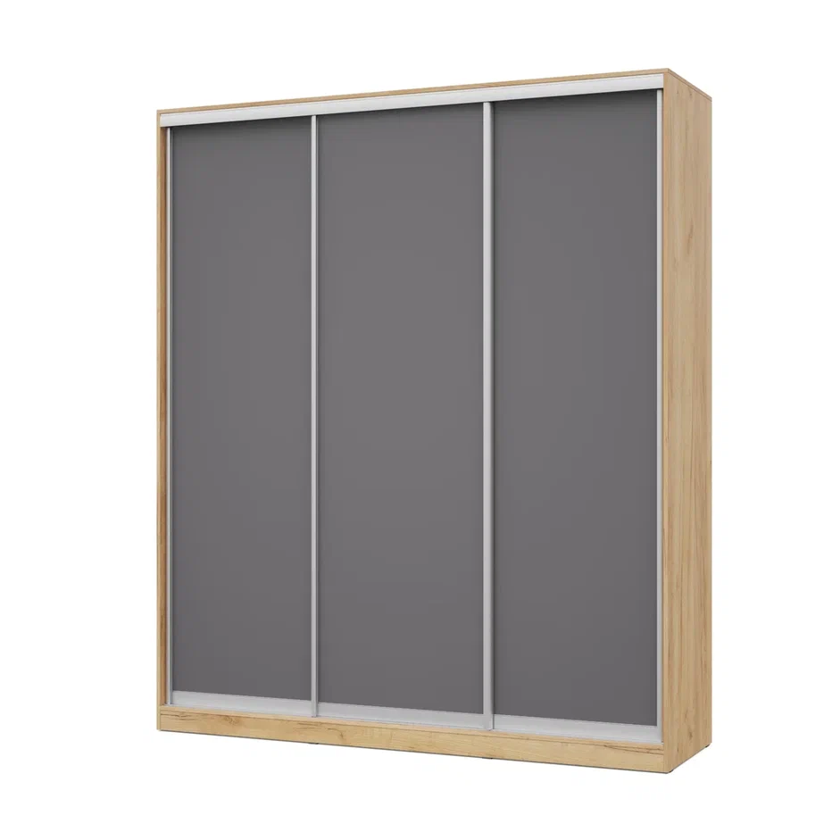 шкаф-купе роланд р201 золотой дуб/графит