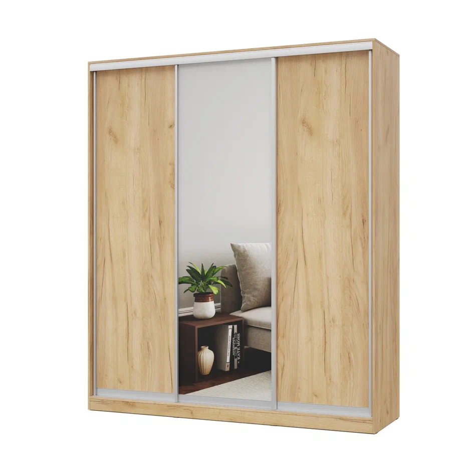 шкаф-купе роланд р202 золотой дуб