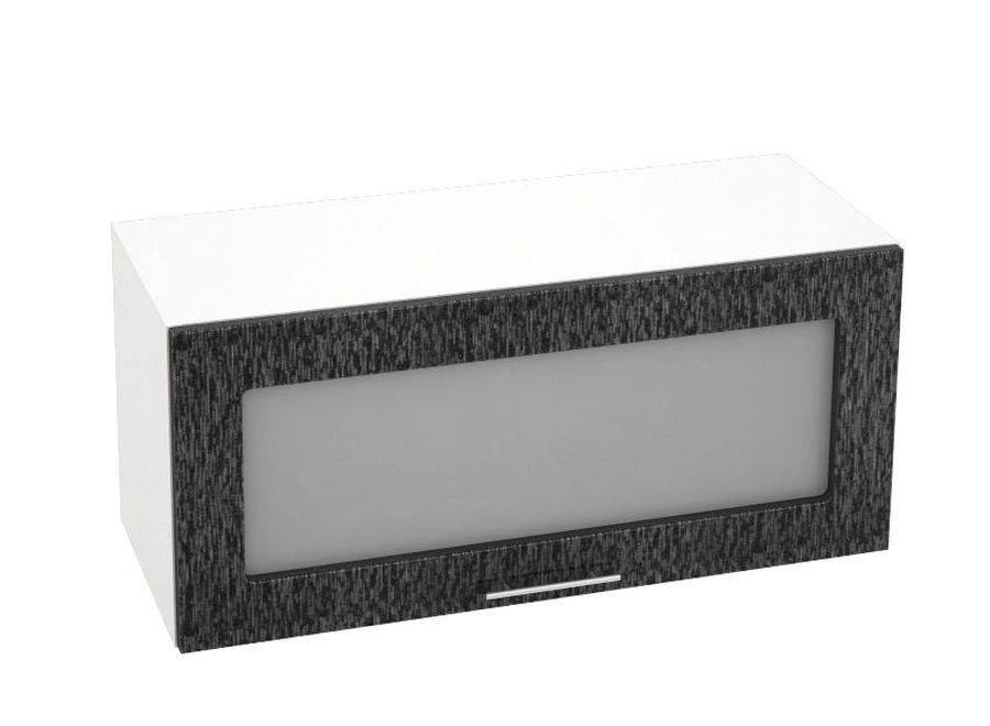 шкаф горизонтальный со стеклом №21 валерия м швгс 800