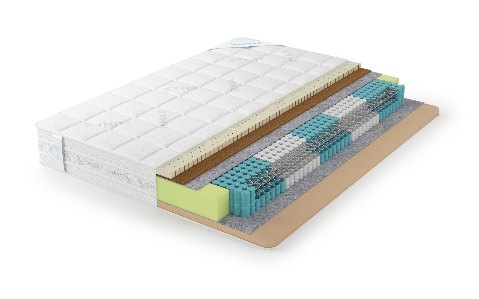 матрас lonax memory medium mix s1000 5 zone