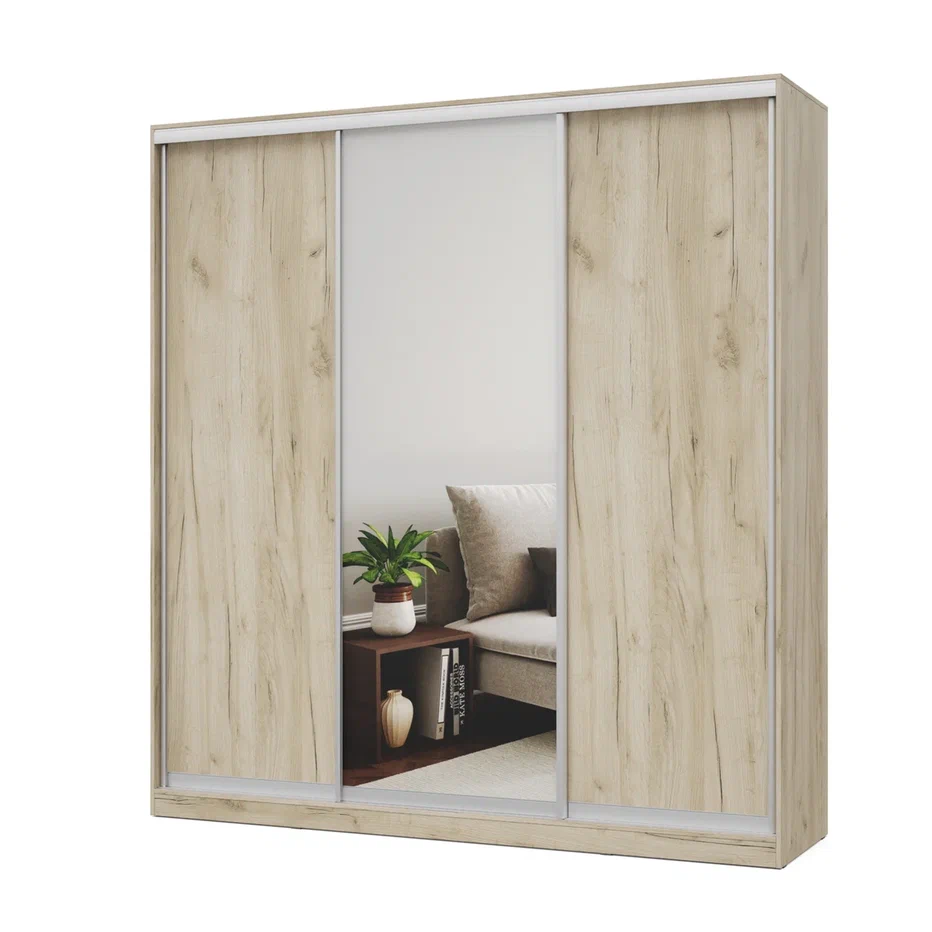 шкаф-купе роланд р222 серый дуб