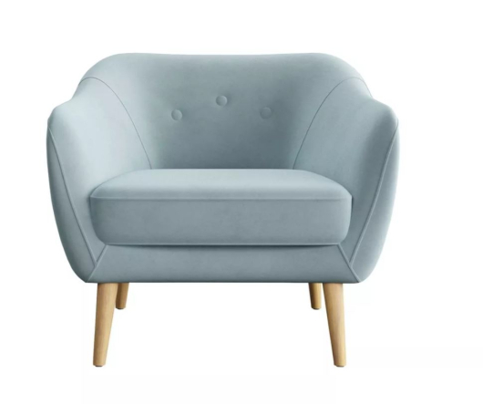 Кресло Ланкастер велюр Ультра Слэйт - купить за 18199.00 руб.