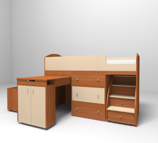 Кровать чердак Малыш+ - купить за 25720.00 руб.