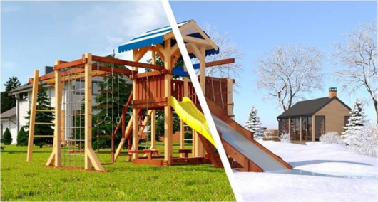 Детский городок Савушка 4 сезона - 7 - купить за 213500.00 руб.