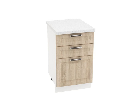 Стол с тремя ящиками №46 Прага ШН3Я 500 - купить за 8432.00 руб.