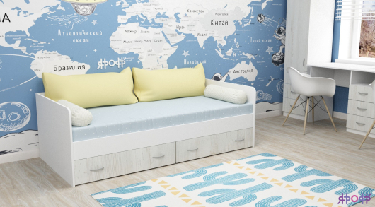 Кровать с выкатными ящиками Ярофф - купить за 0.00 руб.