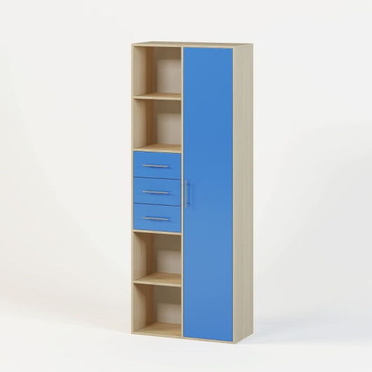 Стеллаж-шкаф с ящиками Милана 1.18 - купить за 7280.00 руб.