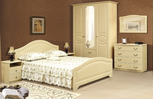 Спальня Ивушка 5 с рисунком (вариант 1) - купить за 126063.00 руб.