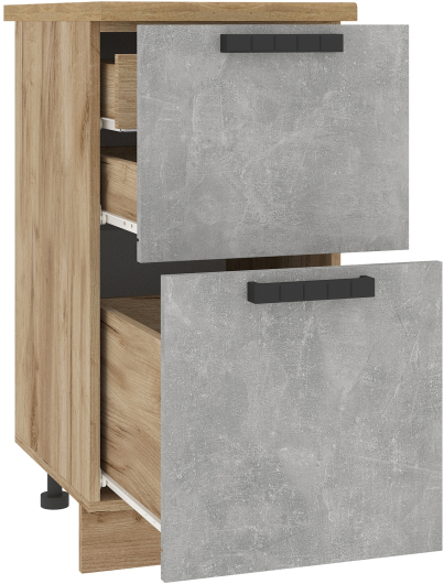 Шкаф нижний с 2 ящиками Модена ШН2ВЯ 500 - купить за 7440.00 руб.