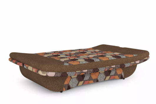 Диван Мальта Велюр Геометрия браун, Жаккард Савана хазел - купить за 38399.00 руб.