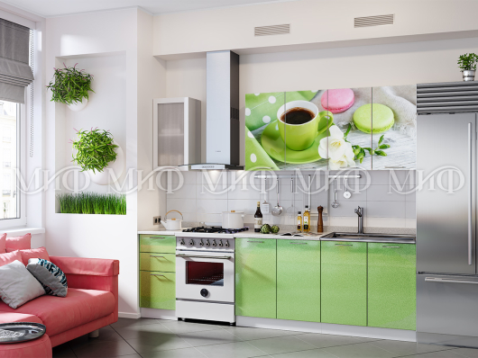 Кухня с фотопечатью Десерт  - купить за 31845.00 руб.