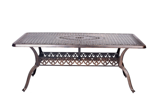 Мебель из литого алюминия набор: стол ВУЛКАН + 4 кресел Миранда - купить за 97050.00 руб.