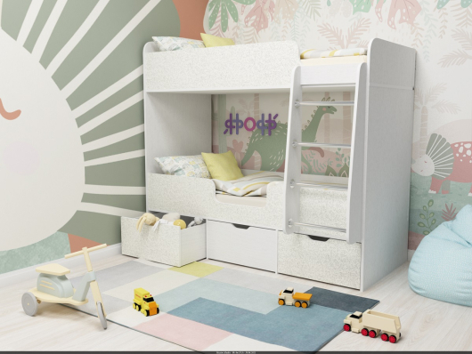 Кровать двухъярусная «Малыш Двойняшка» - купить за 0.00 руб.