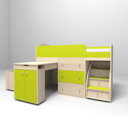 Кровать чердак Малыш+ - купить за 25720.00 руб.