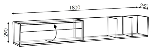 Полка большая Матера - купить за 0.00 руб.