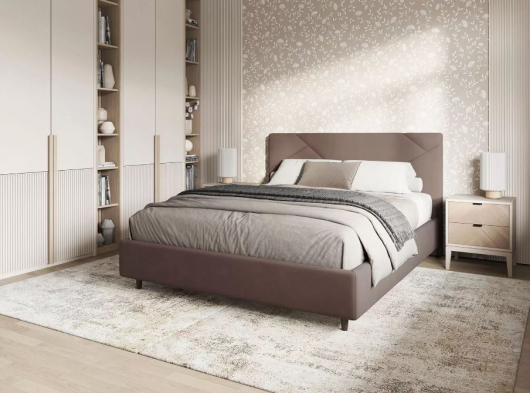 Кровать Венди Какао велюр - купить за 29990.00 руб.