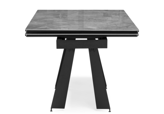 Керамический стол Марвин серый глянец / черный - купить за 0.00 руб.