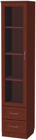 Шкаф-витрина узкий с ящиками Гарун 220 - купить за 0.00 руб.