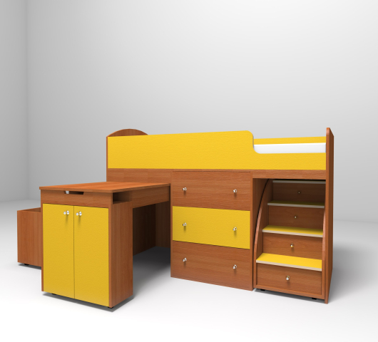 Кровать чердак Малыш+ - купить за 25720.00 руб.