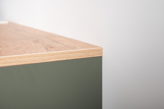 Комод Маттиас 16.245 Гикори Рокфорд/Дымчатый Зеленый - купить за 16526.00 руб.