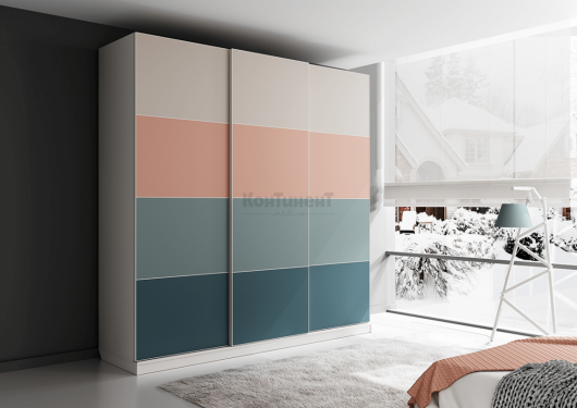 Шкаф-купе 3-х дверный Nova (вариант 1) - купить за 124335.00 руб.