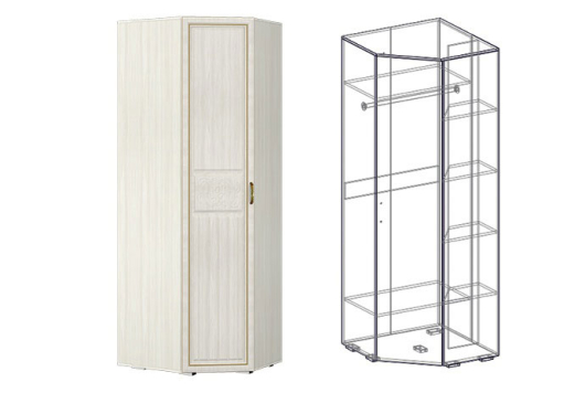 Шкаф угловой Виктория (540) - купить за 27345.00 руб.