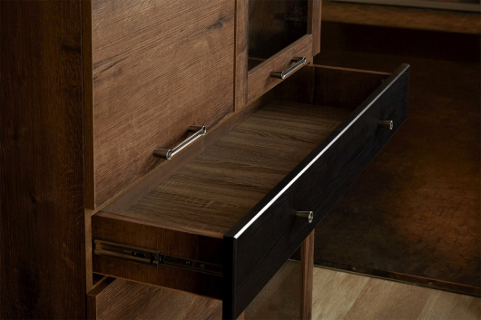 Шкаф с витриной 2V2D1S Джаггер - купить за 22899.00 руб.