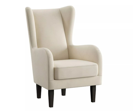 Кресло Шеффилд велюр Ультра Ивори - купить за 20599.00 руб.