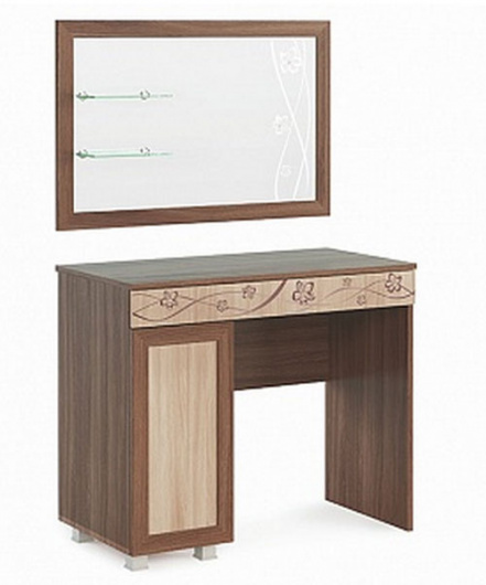 Сальвия мод №4 стол туалетный с зеркалом - купить за 9295.0000 руб.