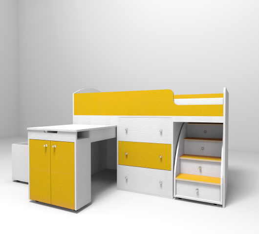 Кровать чердак Малыш+ - купить за 25720.00 руб.