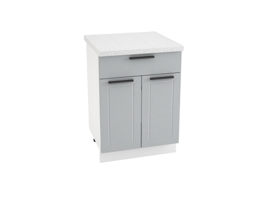 Стол 2-х дверный с ящиком №64 Глетчер ШН1Я 600 - купить за 8878.00 руб.