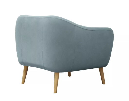 Кресло Ланкастер велюр Ультра Слэйт - купить за 18199.00 руб.