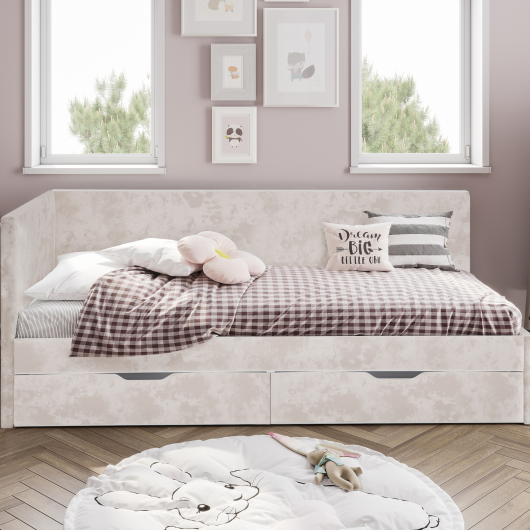 Кровать Лео КР-49 миндаль - купить за 23881.00 руб.