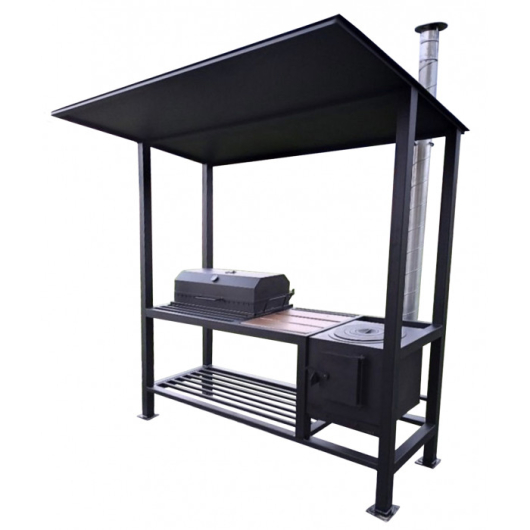 Мангал Лофт AL-3 с крышкой барбекю - купить за 0.00 руб.