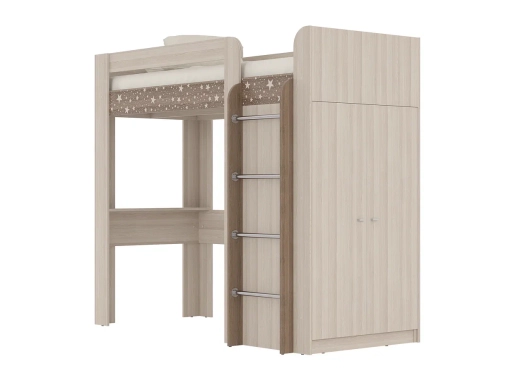 Кровать-чердак Скай 4-2020 с письменным столом Скай 6-0620 - купить за 0.00 руб.