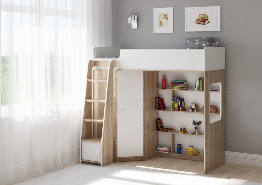 Кровать-чердак Легенда B601.1 - купить за 30920.00 руб.