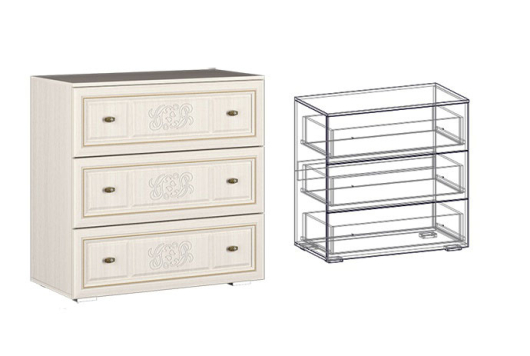 Комод Виктория (Мебель Маркет) - купить за 21559.00 руб.