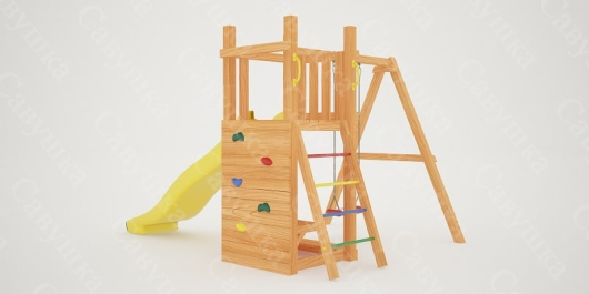 Детская площадка Савушка Мастер 6 с качелями - купить за 42300.00 руб.