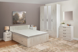 Новые цвета в спальне Лотос.