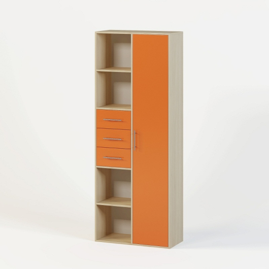 Стеллаж-шкаф с ящиками Милана 1.18 - купить за 7280.00 руб.