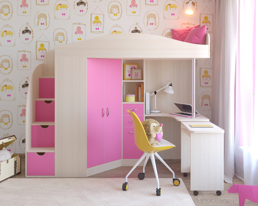 Кровать-чердак Юниор 4 - купить за 0.00 руб.