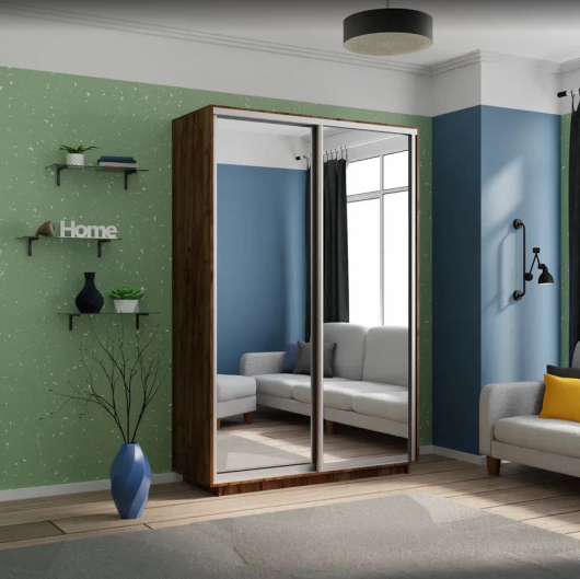 Шкаф-купе 2-х дверный Экспресс Зеркало/Зеркало - купить за 27000.00 руб.