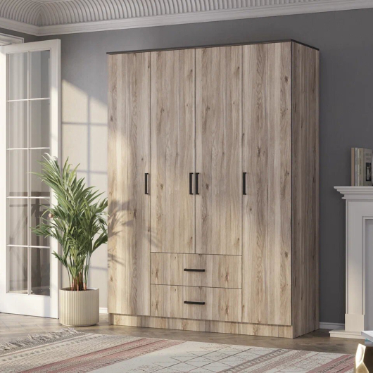 Шкаф 4-х дверный Титан - купить за 19281.00 руб.