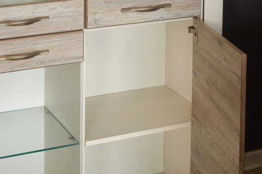 Шкаф-витрина 2V2D Оливия - купить за 26399.00 руб.