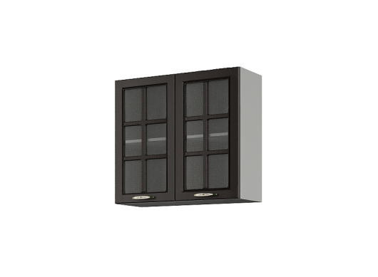 Шкаф навесной со стеклом №31 Лондон ШВС 800 - купить за 8357.00 руб.