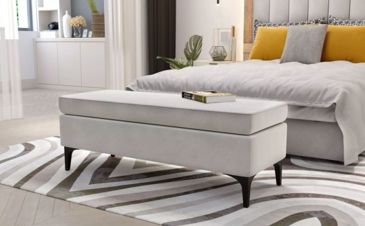 Пуф Оазис велюр Ультра Смог - купить за 10999.00 руб.