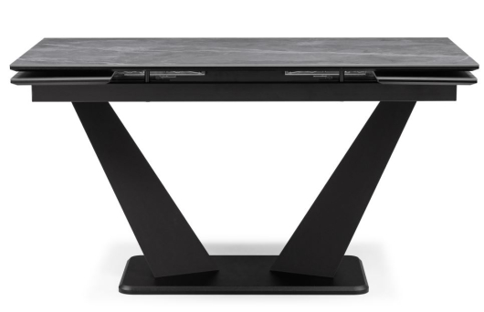 Керамический стол Кели серый мрамор/чёрный - купить за 0.00 руб.