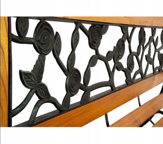 Чугунная скамья Планета роз «PLANET OF ROSES» - купить за 11850.00 руб.